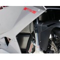 Motocorse Titanium Water Radiator & Oil Cooler Guards For MV Agusta F4 2010+ / Brutale / Rush 1000